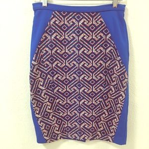 Eva Franco Saidia Skirt Blue Size 6